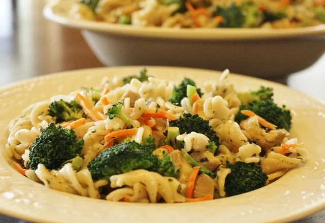 Fresh pasta dish served at Prospect Manor assisted living