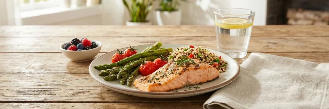 Healthy, home-cooked meal served at The Retreat assisted living community