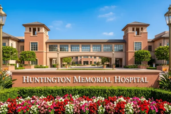 Huntington Hospital 544-bed not-for-profit hospital at 100 West California Boulevard in Pasadena, Los Angeles County, California